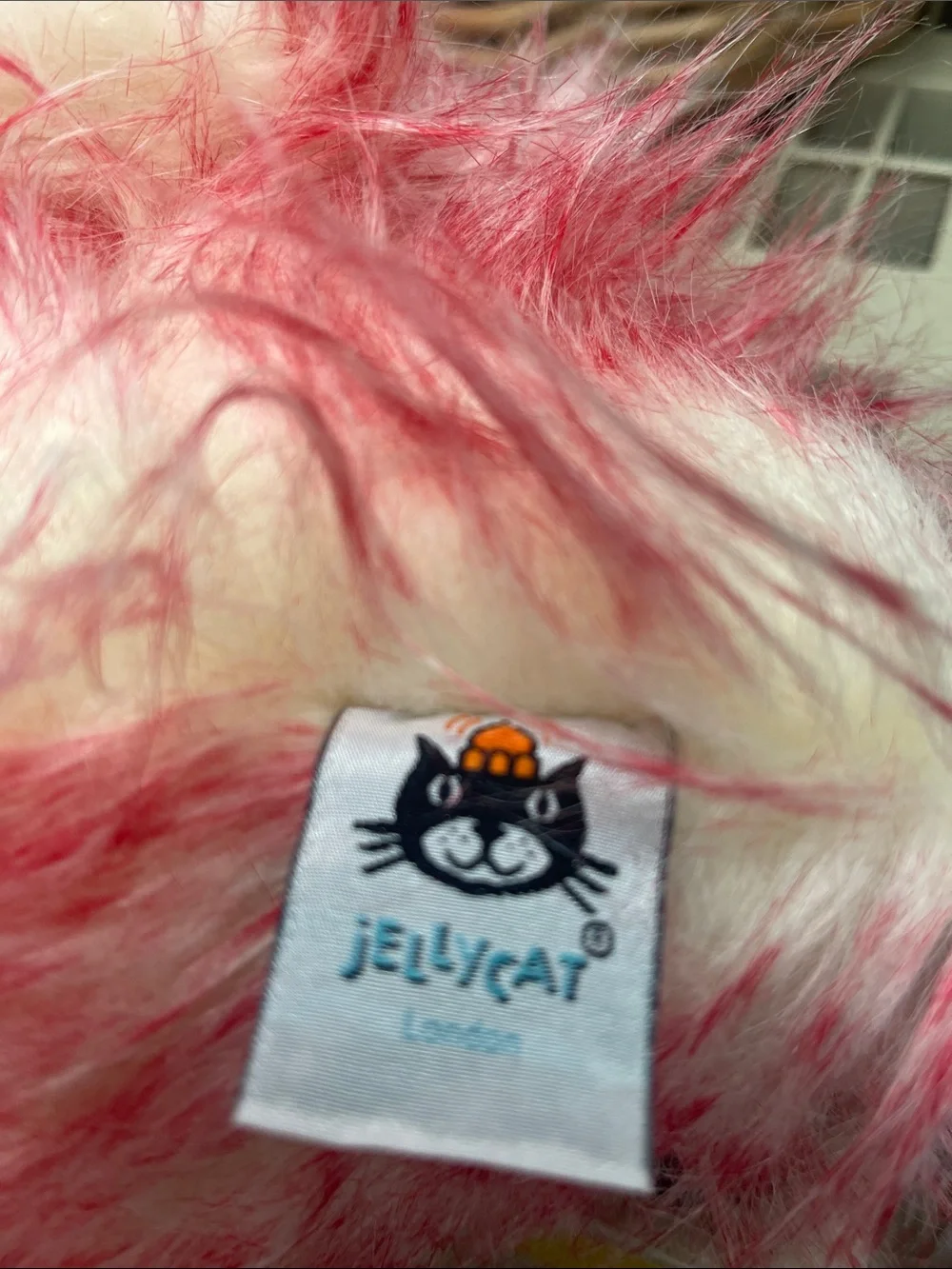 Jellycat Pink Fuzzy Flamingo